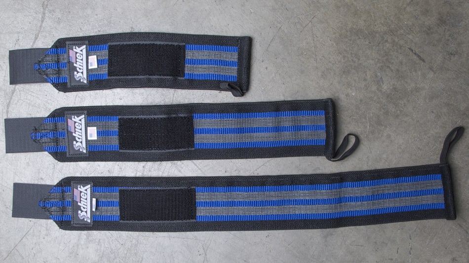 Schiek Sports S 1118R Blue Line Wrist Wraps 18 in